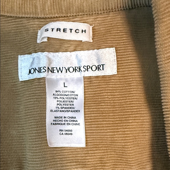 Jones New York Tan Utility Jacket - Picture 2 of 4